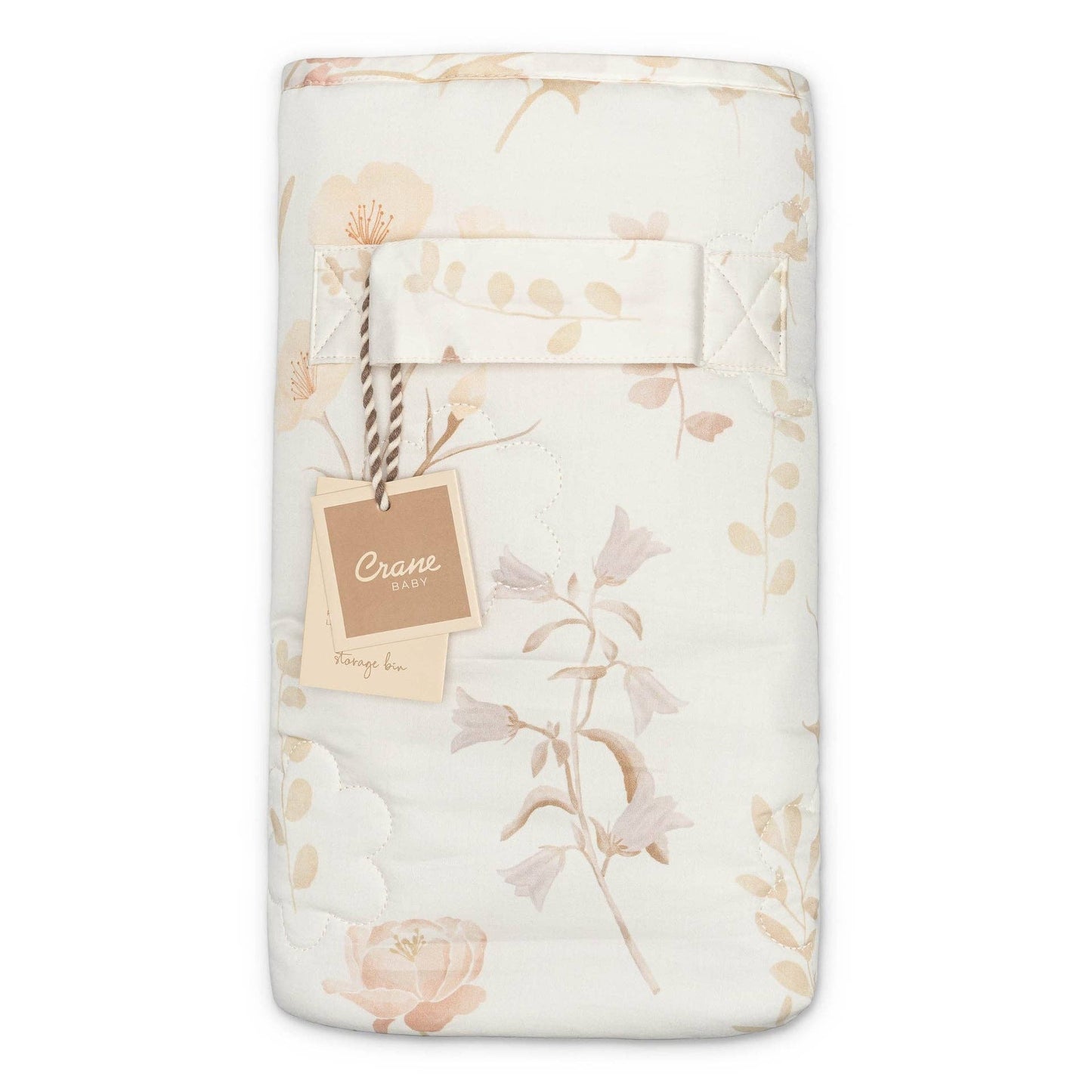 Violet Quilted Nursery Storage Bin