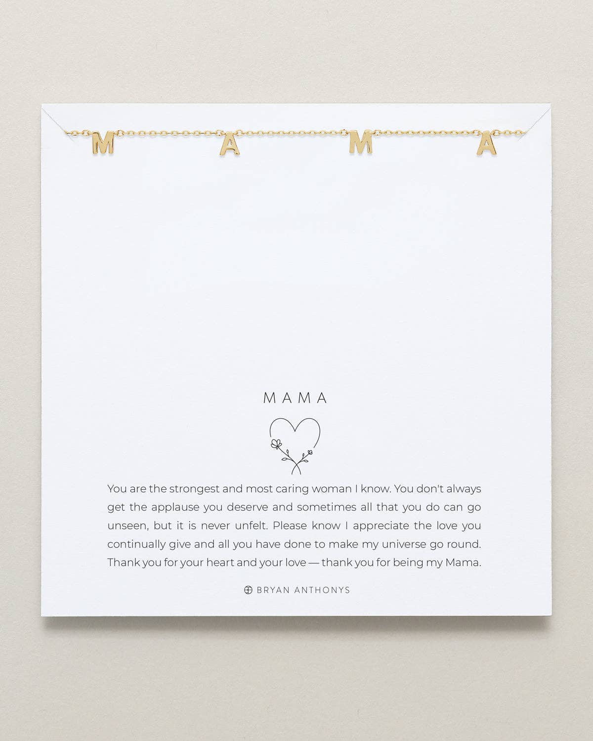 Mama Necklace Gold