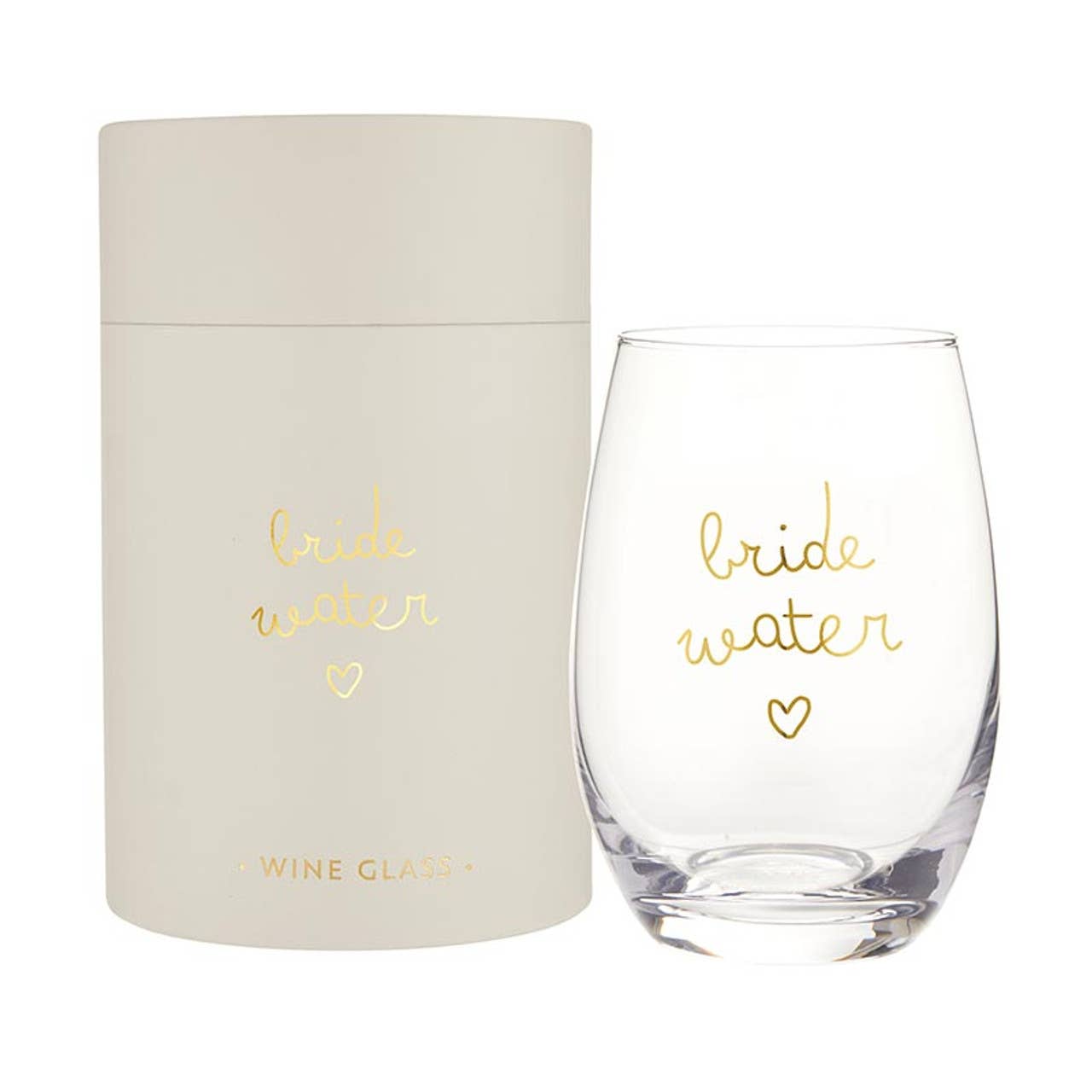 Bride Water Stemless Wine Glass