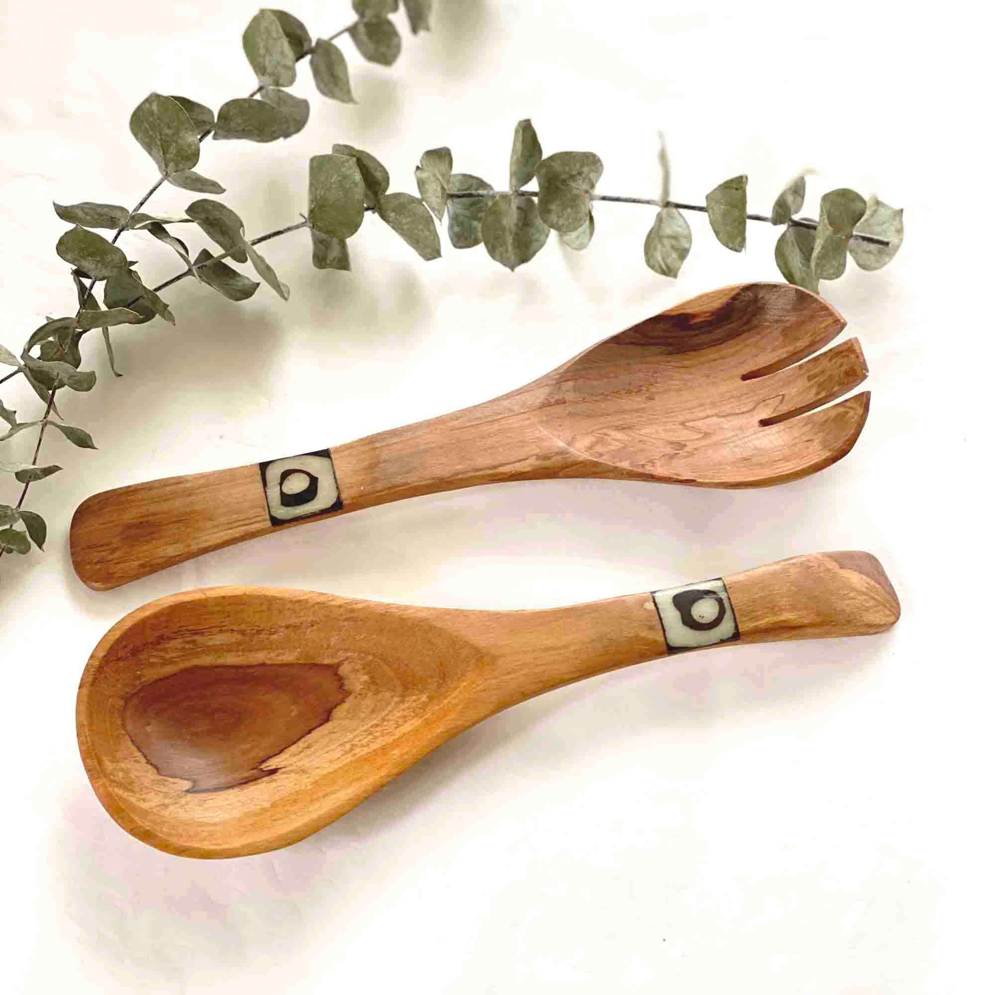 Olive Wood Serving Set