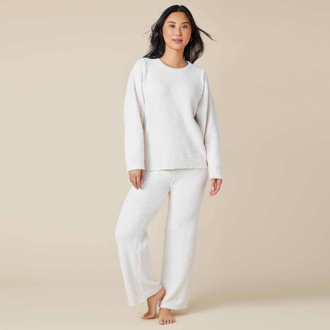 Marshmallow Reverse Seam Lounge Set