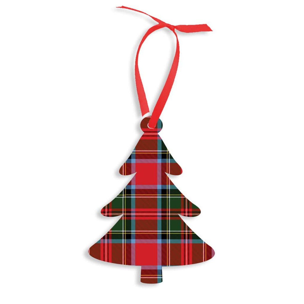 Tartan Plaid Tree Ornament