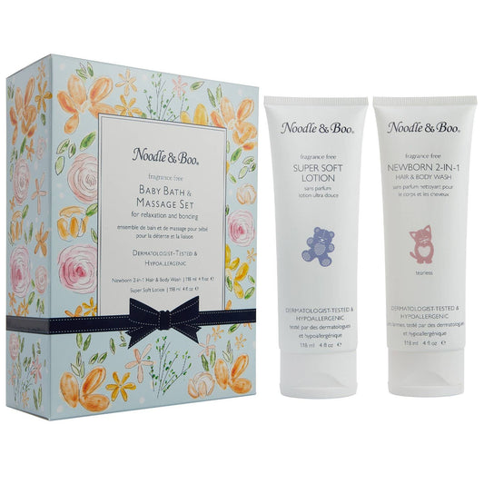 Fragrance Free Baby Bath & Massage Set