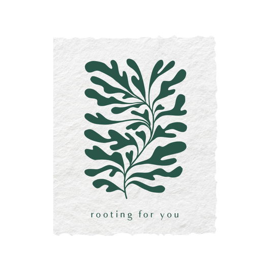 Rooting for You Greeting Card