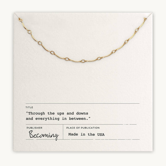 Ups & Downs Necklace