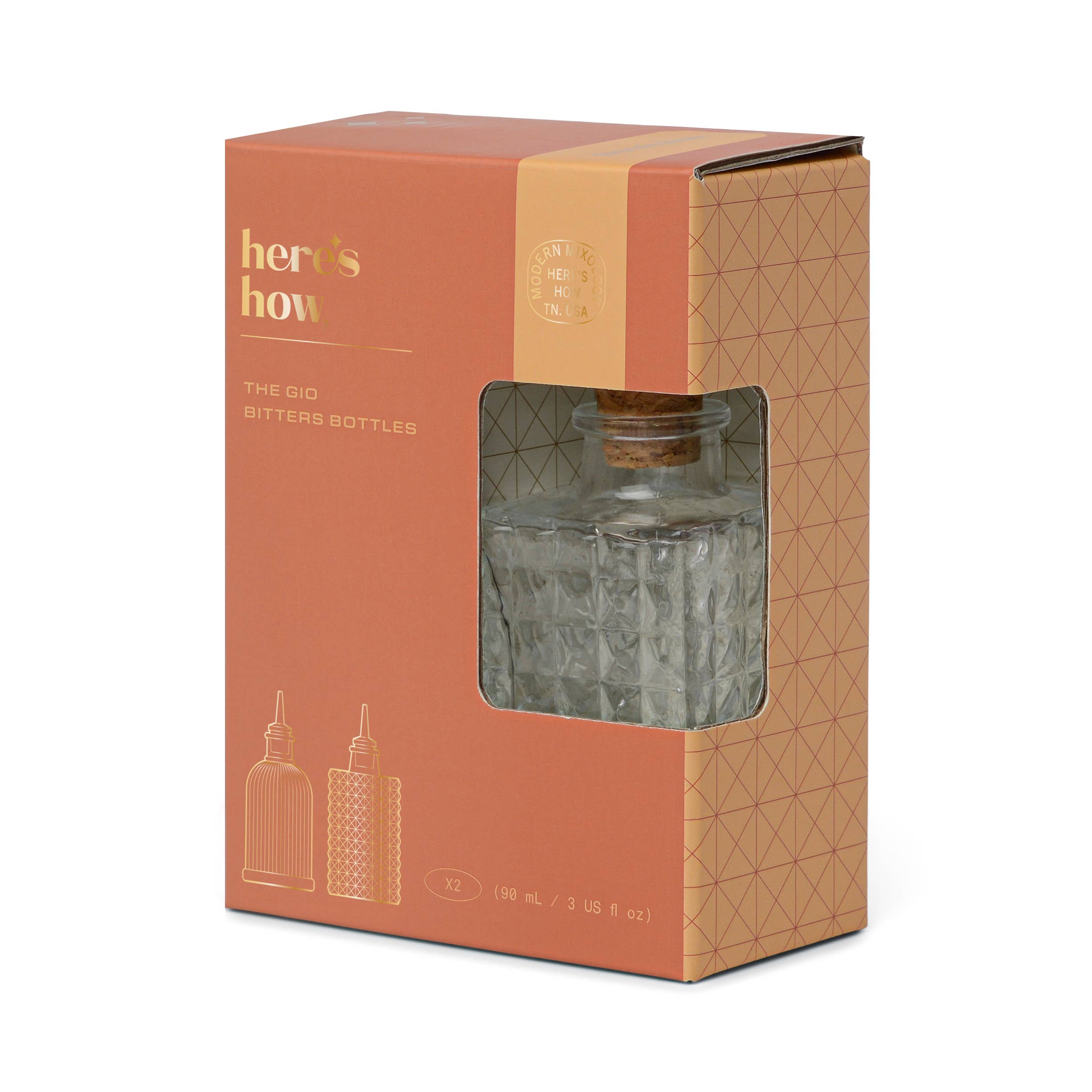 The Gio Bitters Bottle - Set Of 2