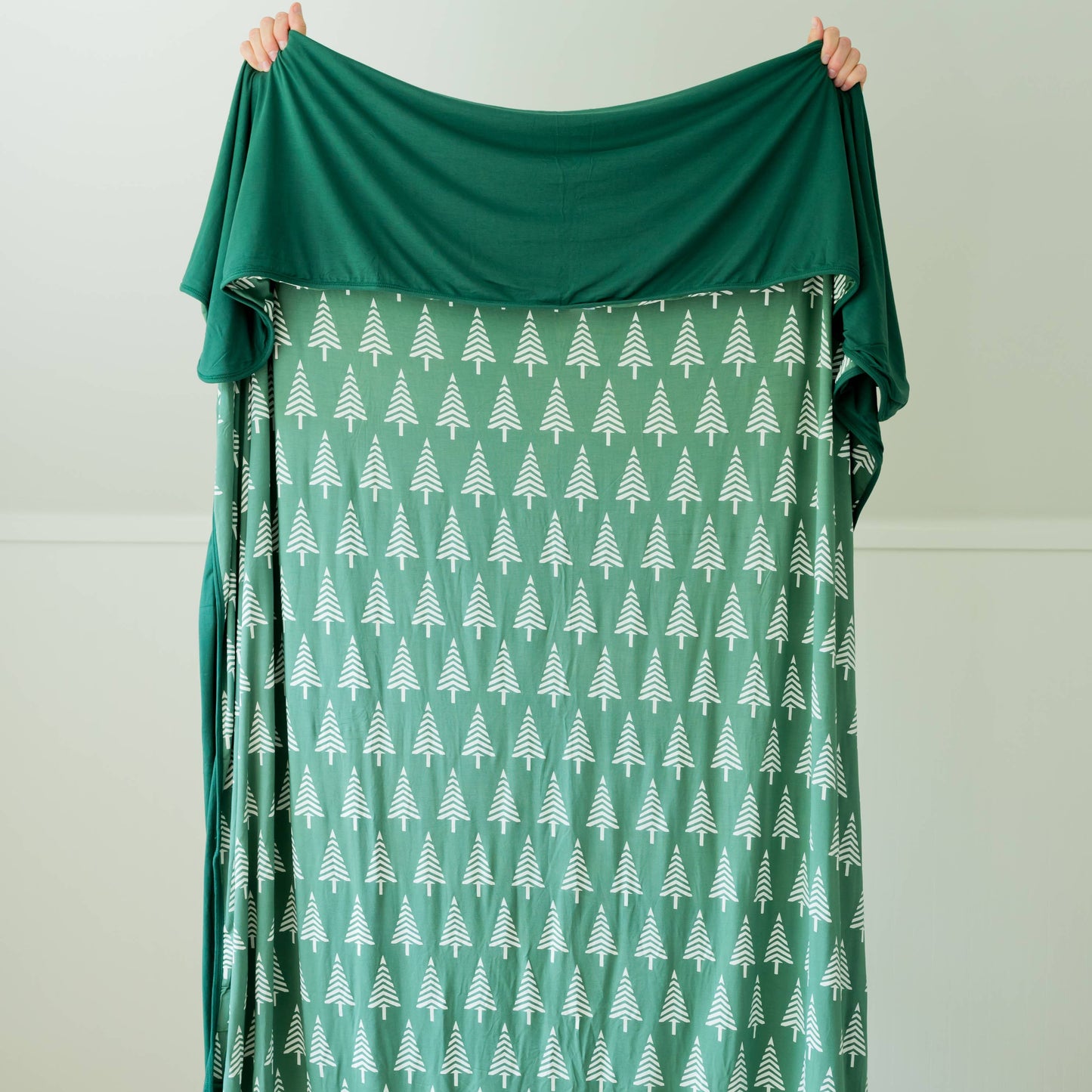 Alpine Mountain Family Swaddle Blanket