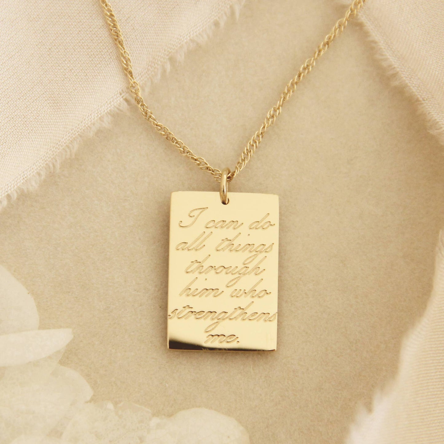 I Can Do All Things Through Him Necklace