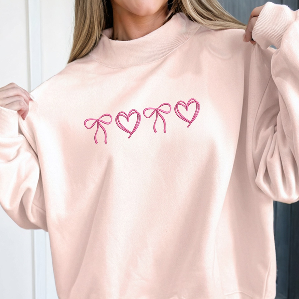 Valentines Embroidered Sweatshirt