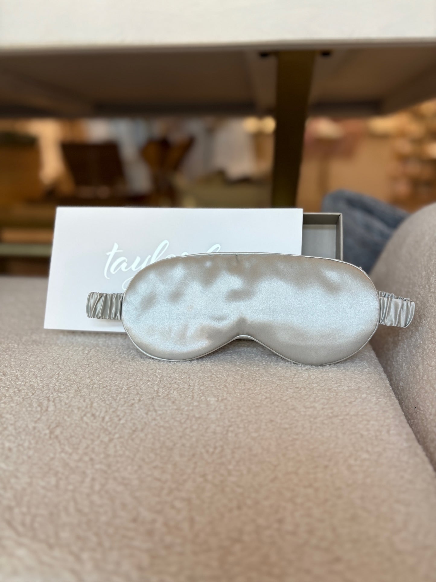 Mulberry Silk Silver Sleep Mask