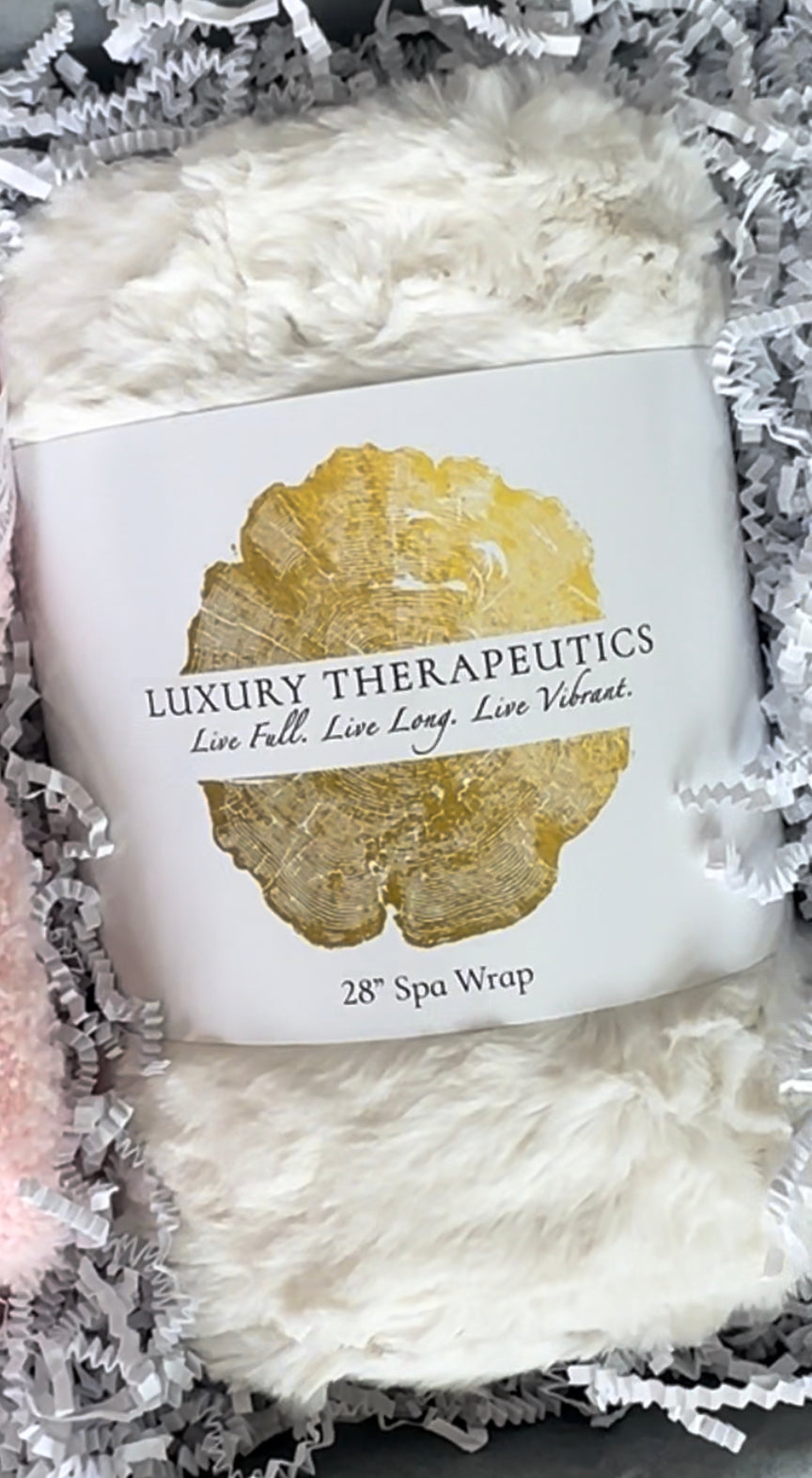 Luxury Heatable Spa Wrap- Lux Fur