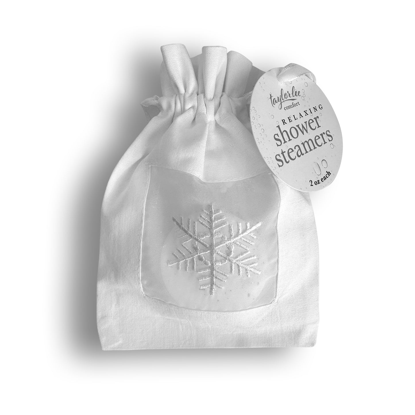 Shower Steamer in snowflake Gift bag