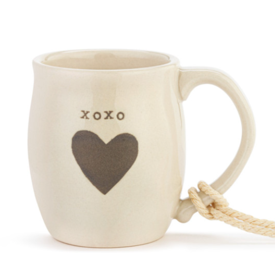 Mini Ceramic Heart Mug