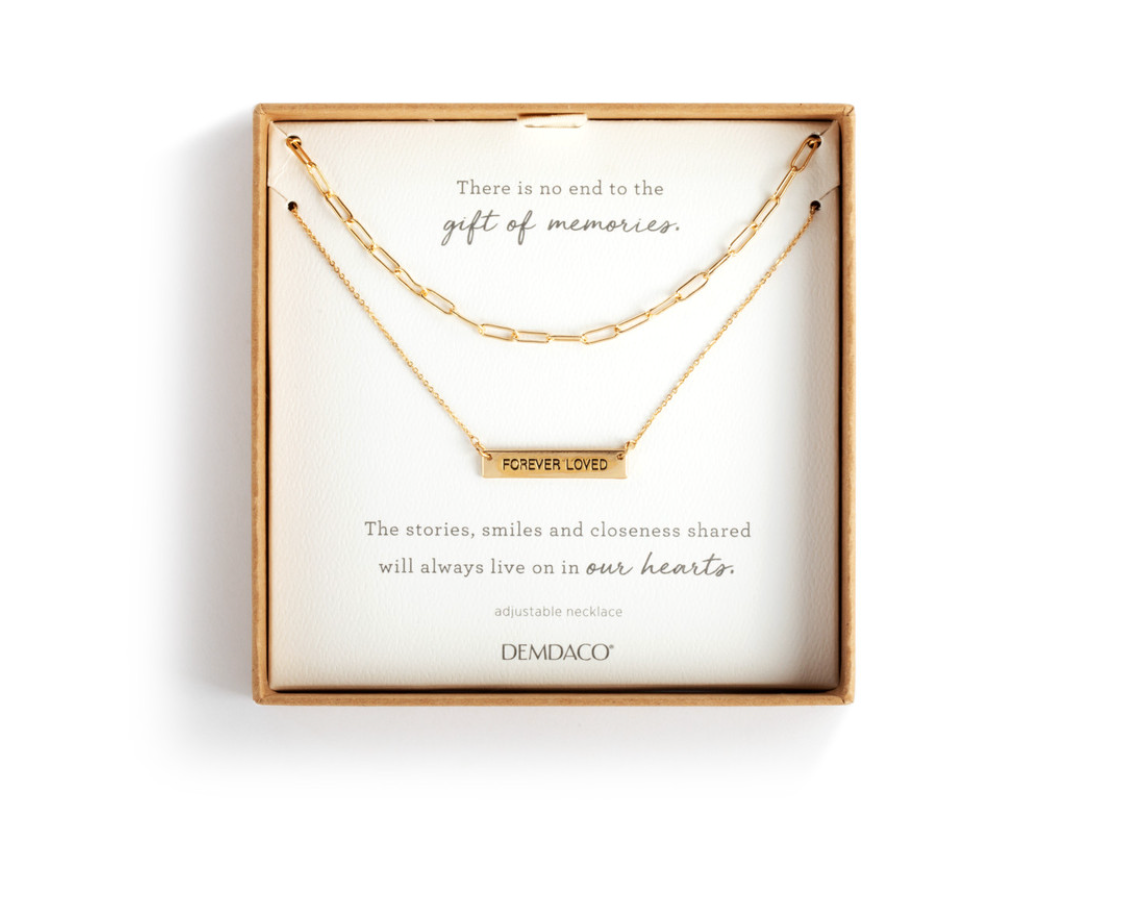 Loving Memories Necklace - Gold
