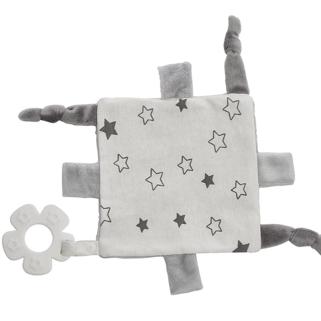 Gray Stars Crinkle Blankie