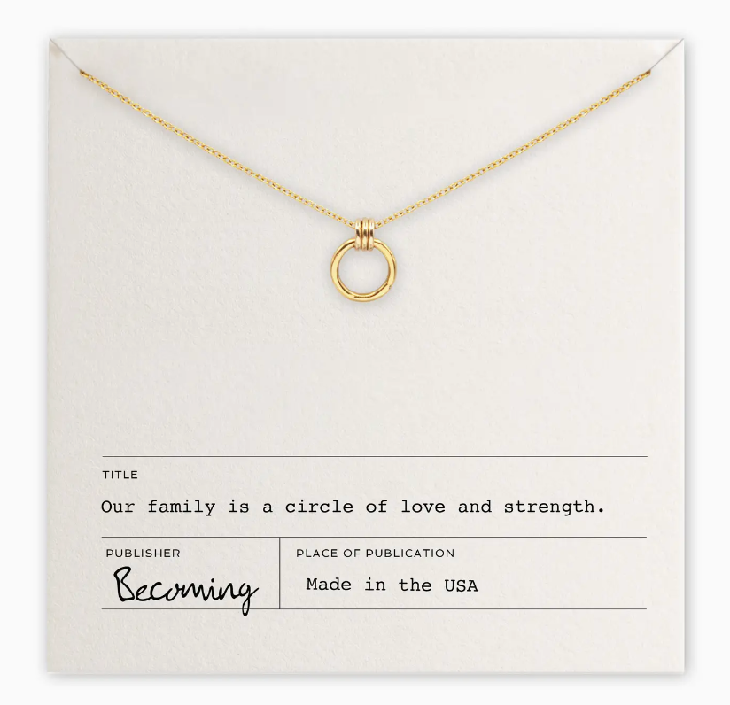 Becoming Sentiment Necklaces