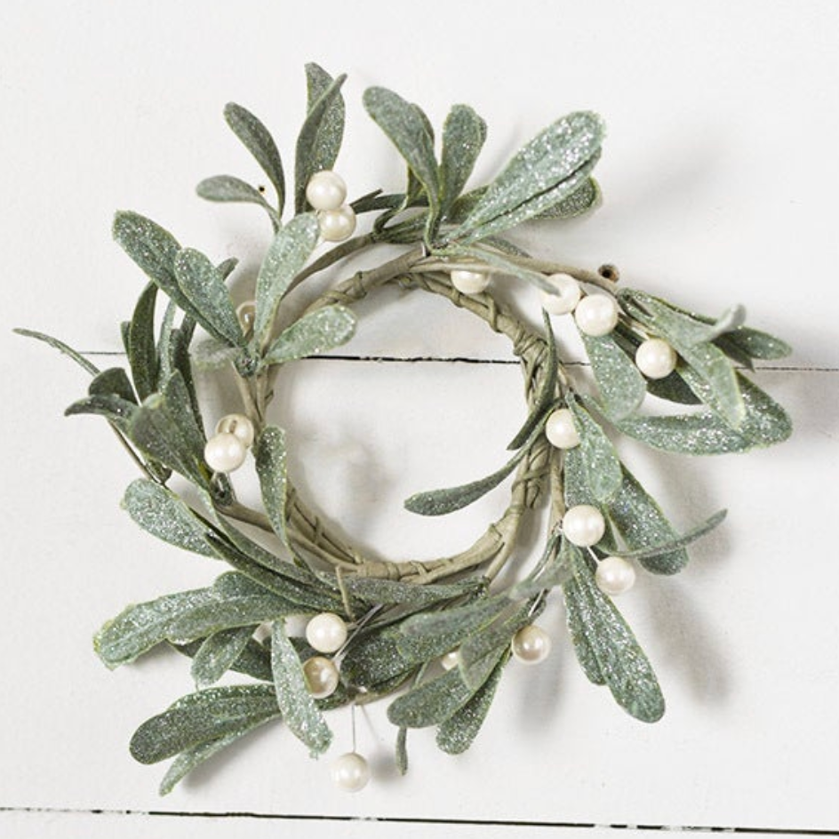 8″ MISTLETOE HOLIDAY RING