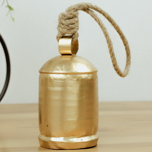 6" GOLD COWBELL