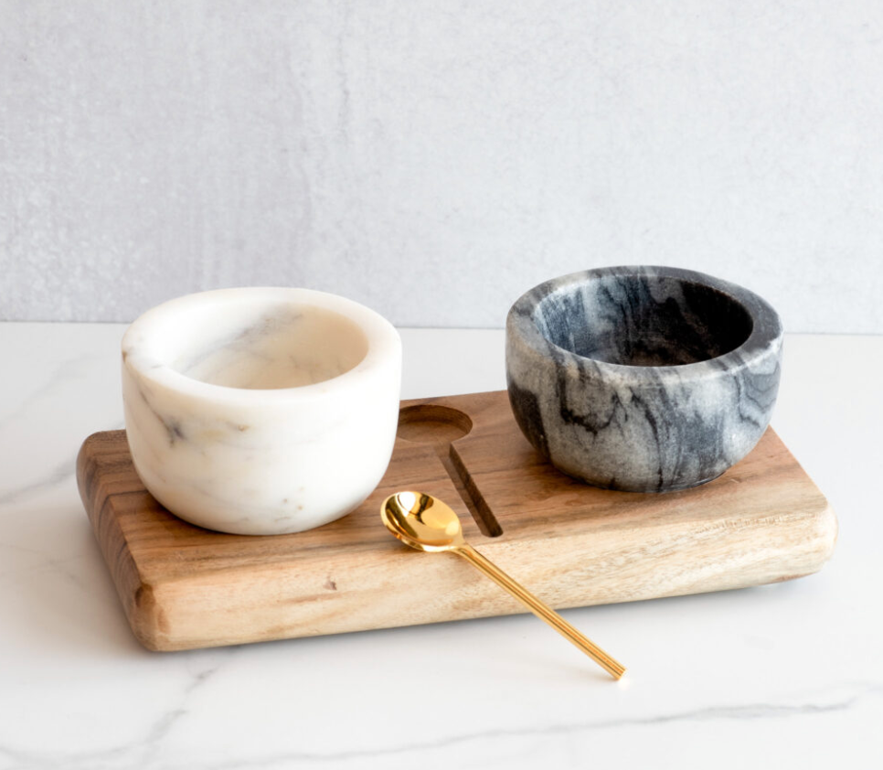 Salt & Pepper Marble Set