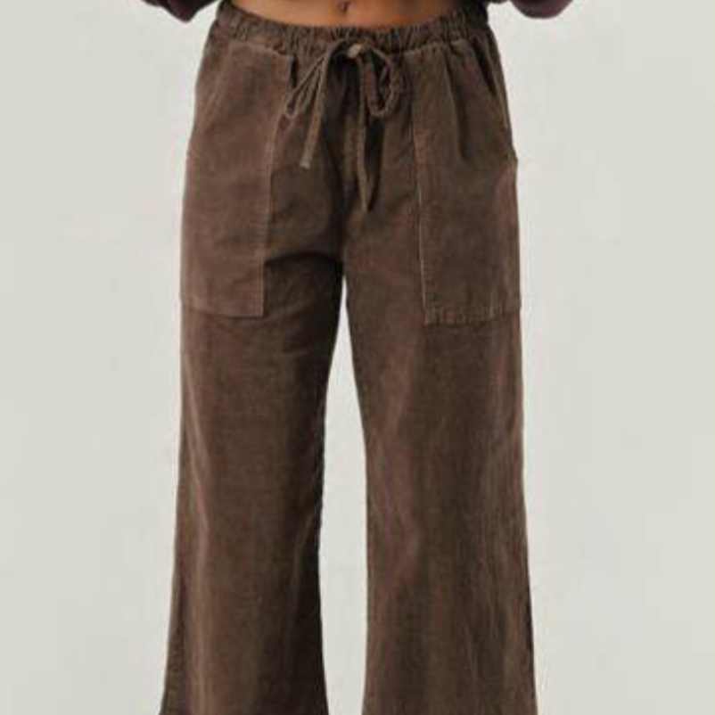 Cordoroy Drawstring Pants