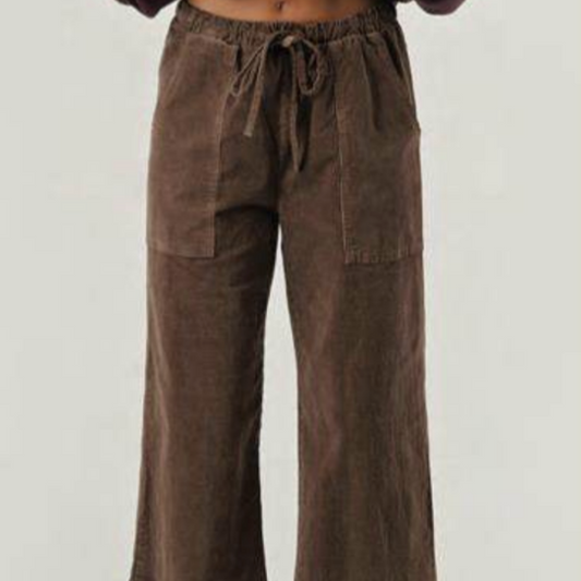 Cordoroy Drawstring Pants