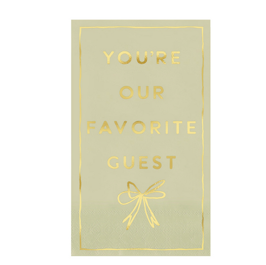 Favorite Guest Paper Napkins