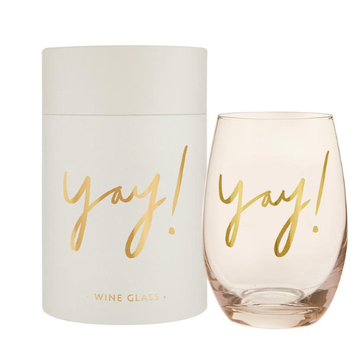 Stemless Wine Glass - YAY!