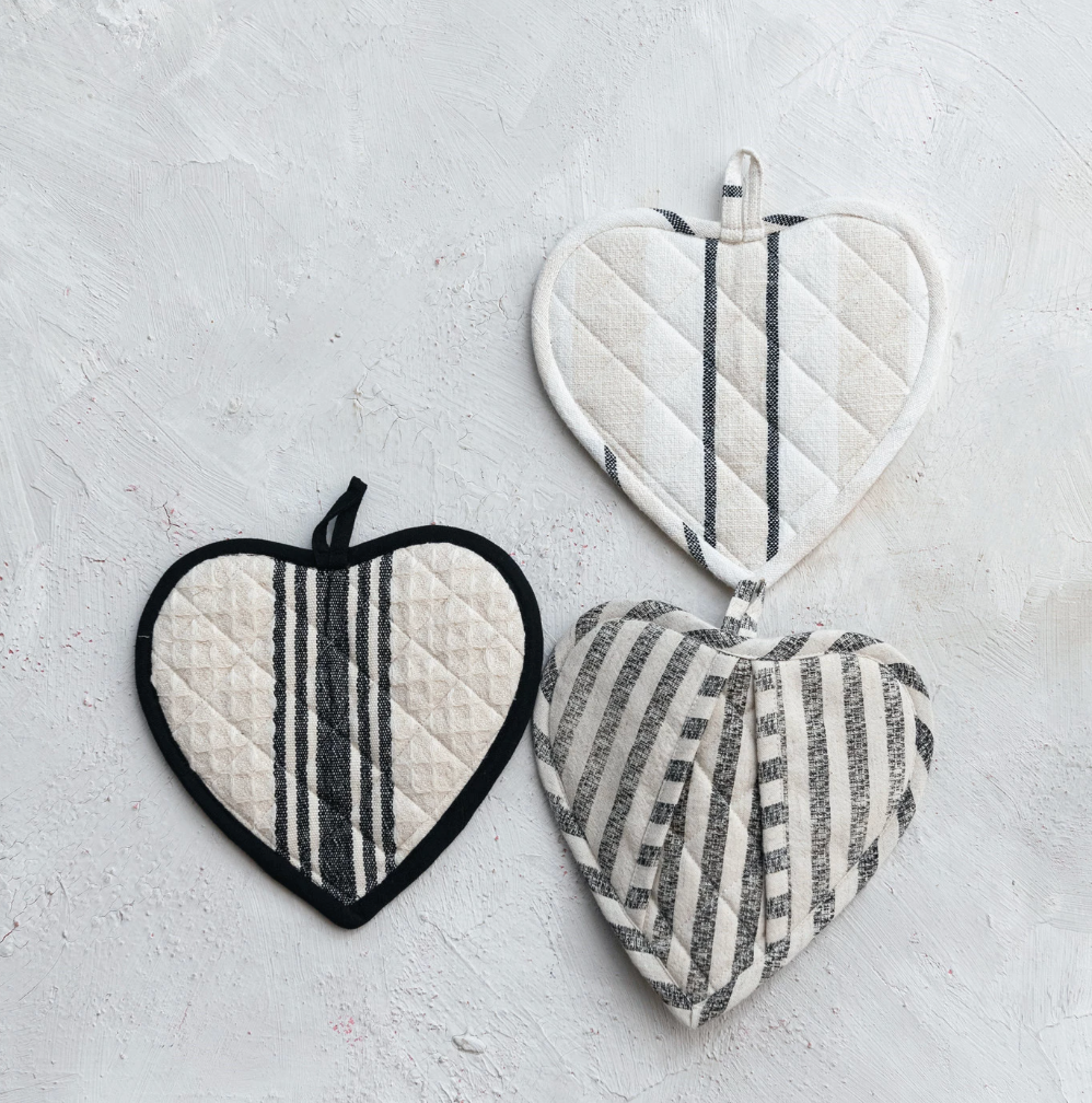 Heart Shaped Pot Holders