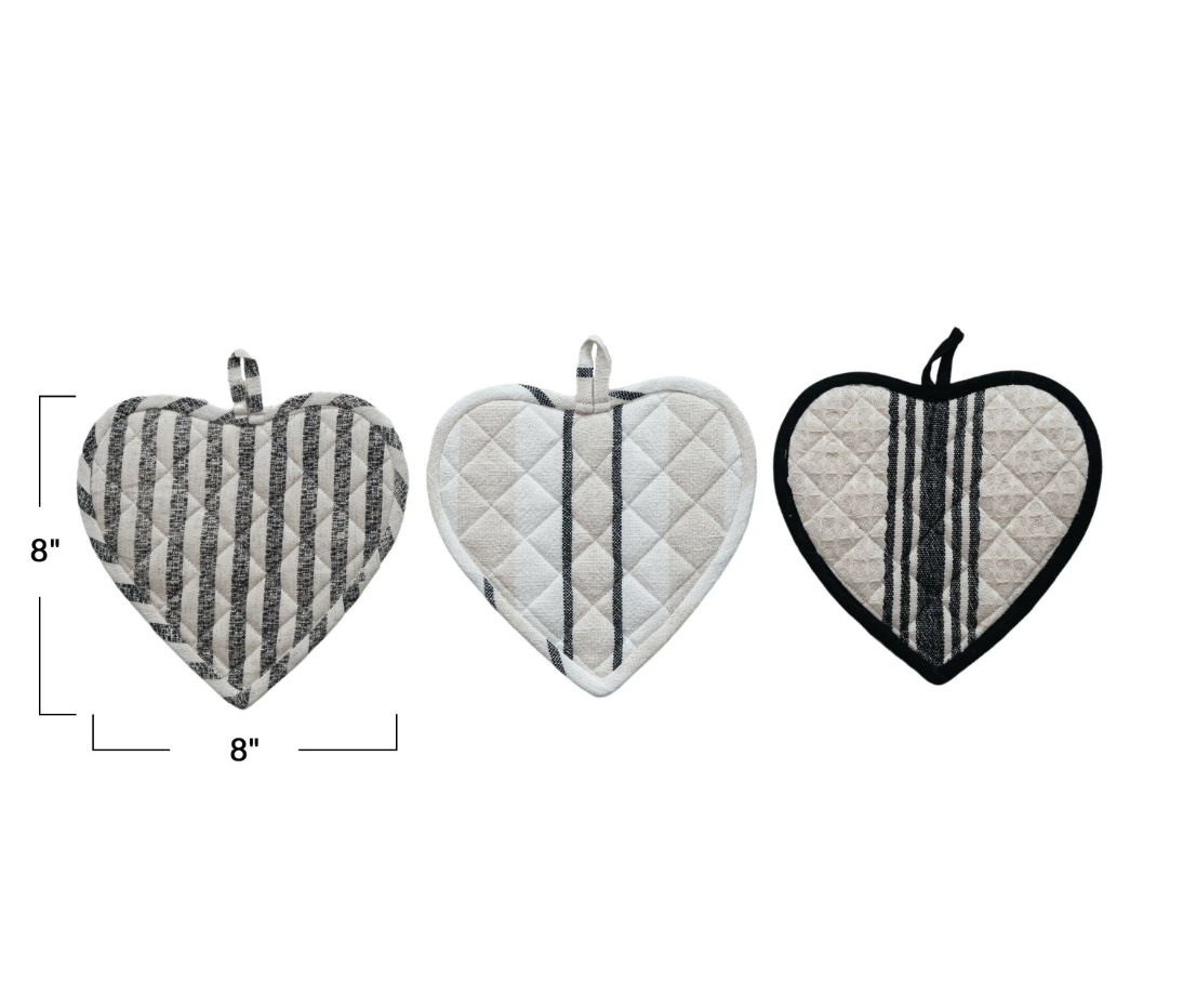 Heart Shaped Pot Holders