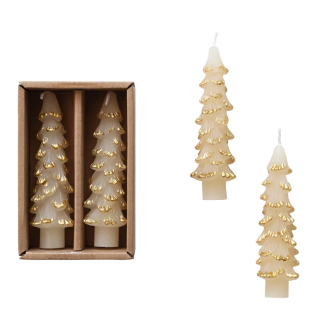 Shaped Taper Holiday Candles