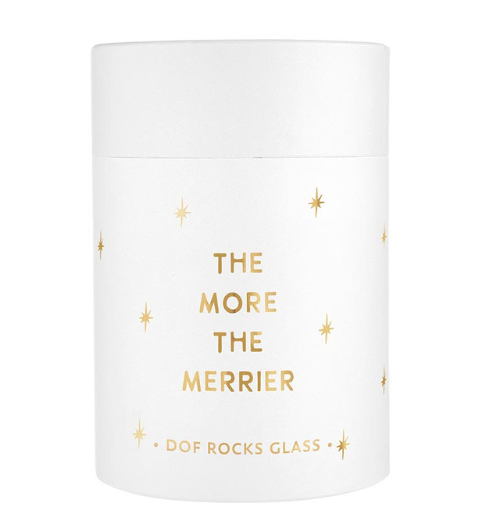 Rocks Glass "The More The Merrier"