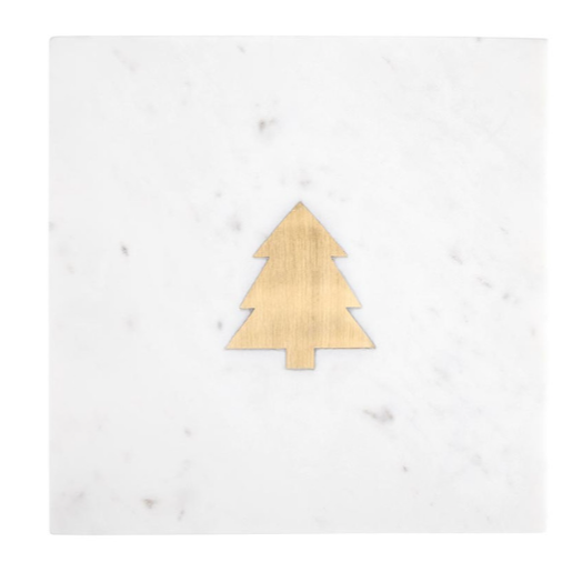 Tree Marble Serving Board
