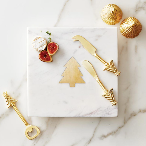 Tree Marble Serving Board