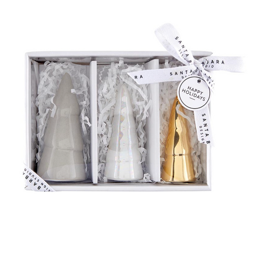 Ceramic Charcuterie Tree Set - White