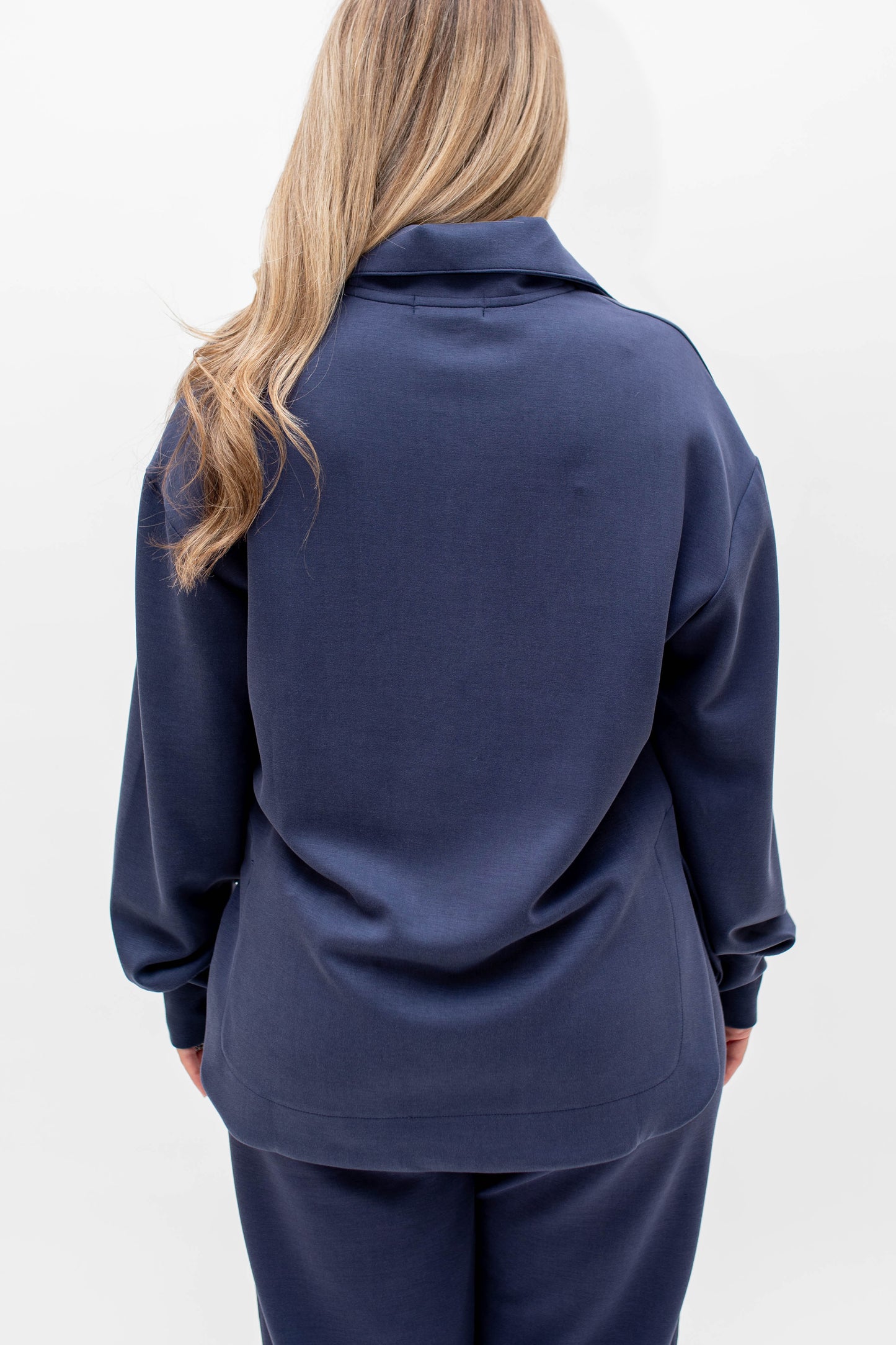 Navy Cloud Long Sleeve Jogger SET