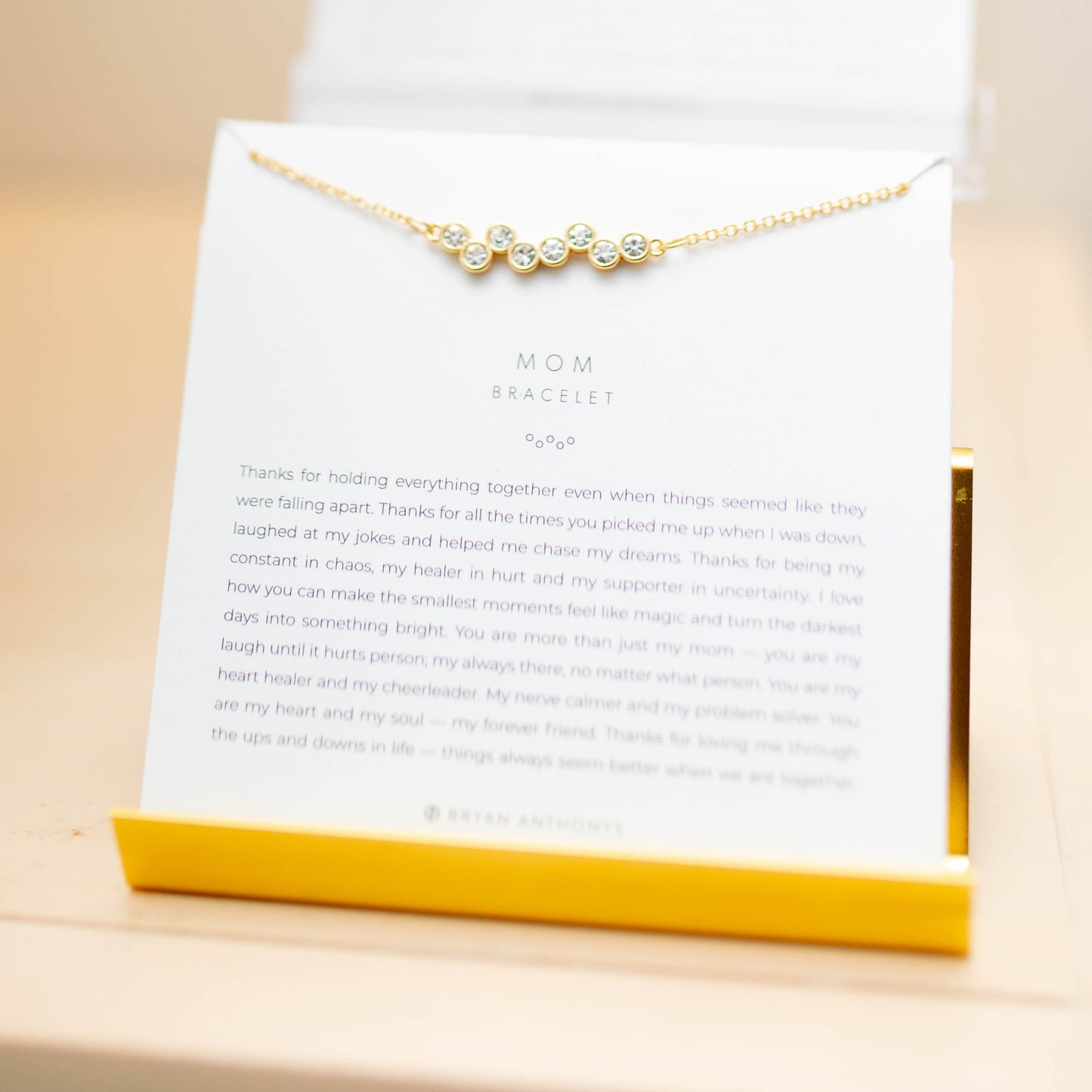 Gold Mom Bracelet