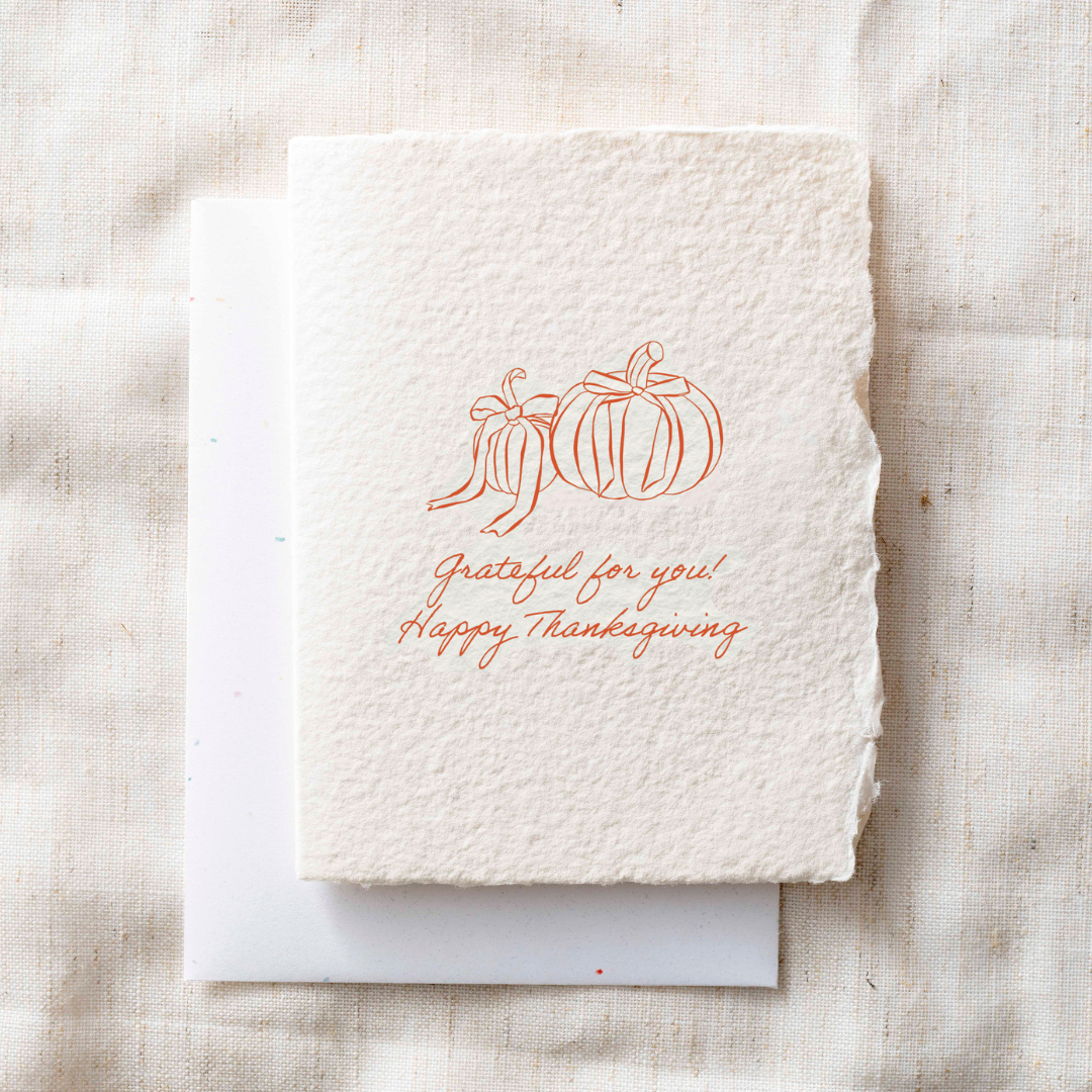 Grateful Pumpkins Thanksgiving Card