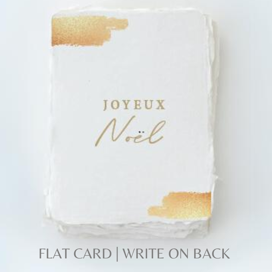 Joyeux Noël Foil French Holiday Card