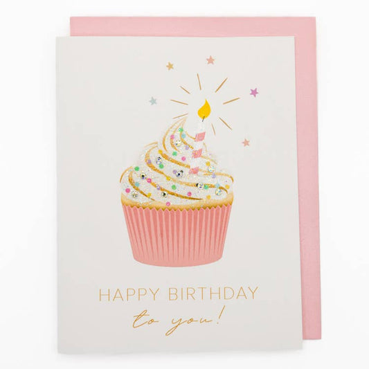 'Cupcake Surprise' Birthday Greeting Card