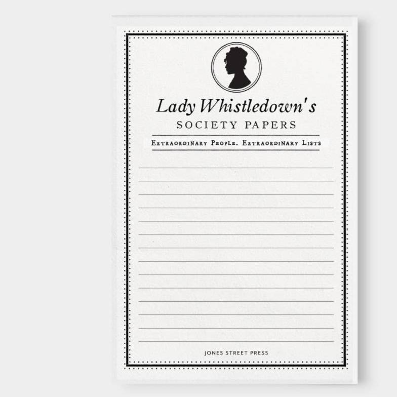 Lady Whistledown Bridgerton Notepad