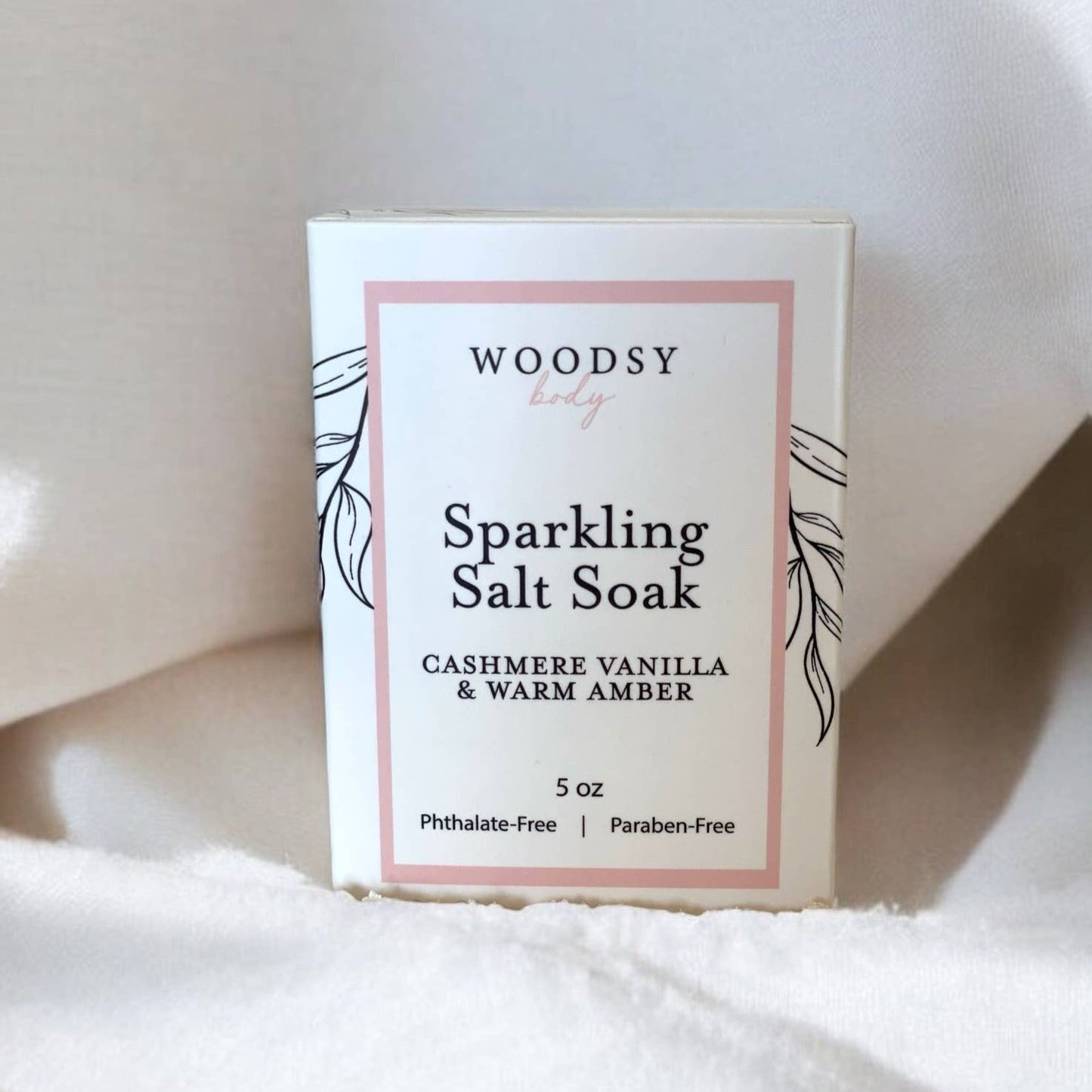 Sparkling Salt Soak-  Cashmere Vanilla & Warm Amber