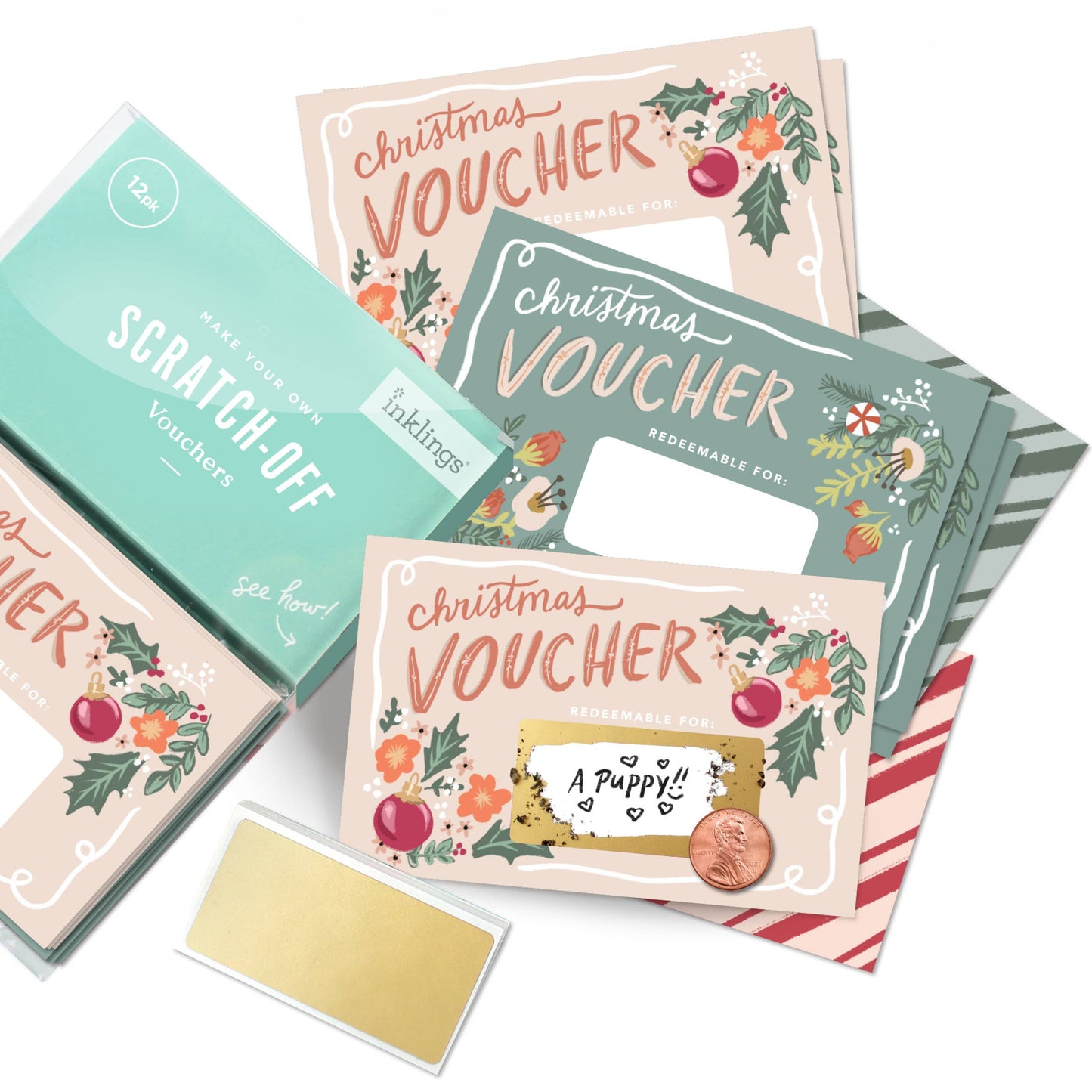 Scratch-off Vouchers - Christmas