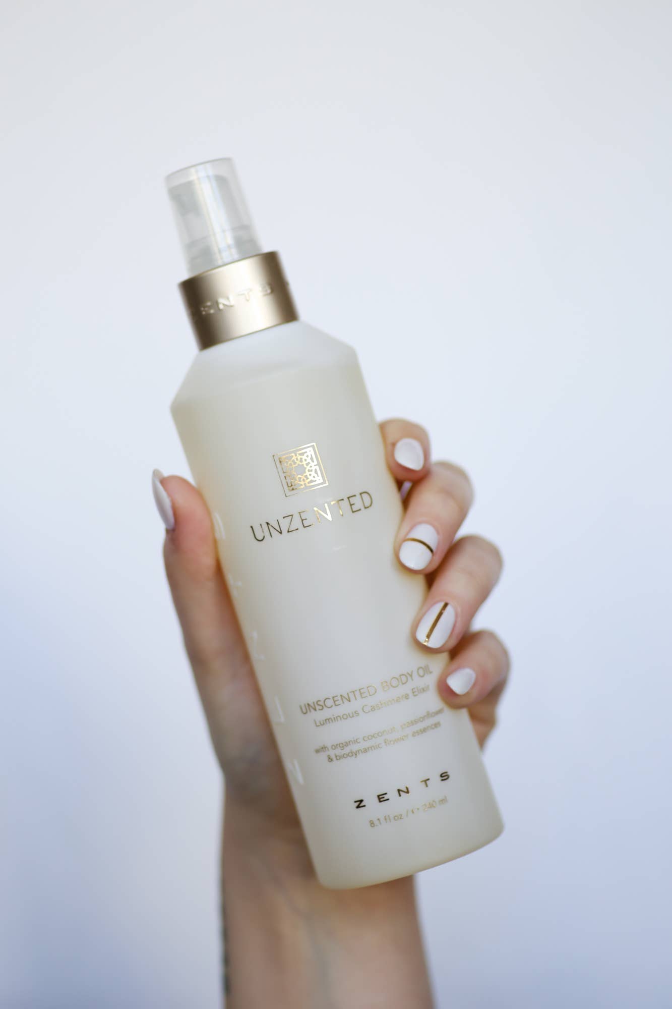 ZENTS Unscented Cashmere Body Oil