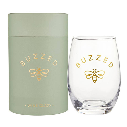 Buzzed Stemless Wine Glass