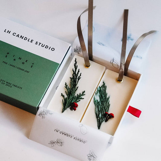 Pine & Sage Wax Bar Room Freshener Ornament