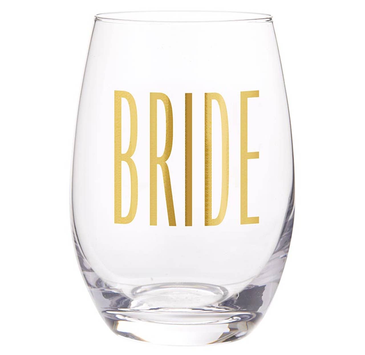 Bride Stemless Wine Glass