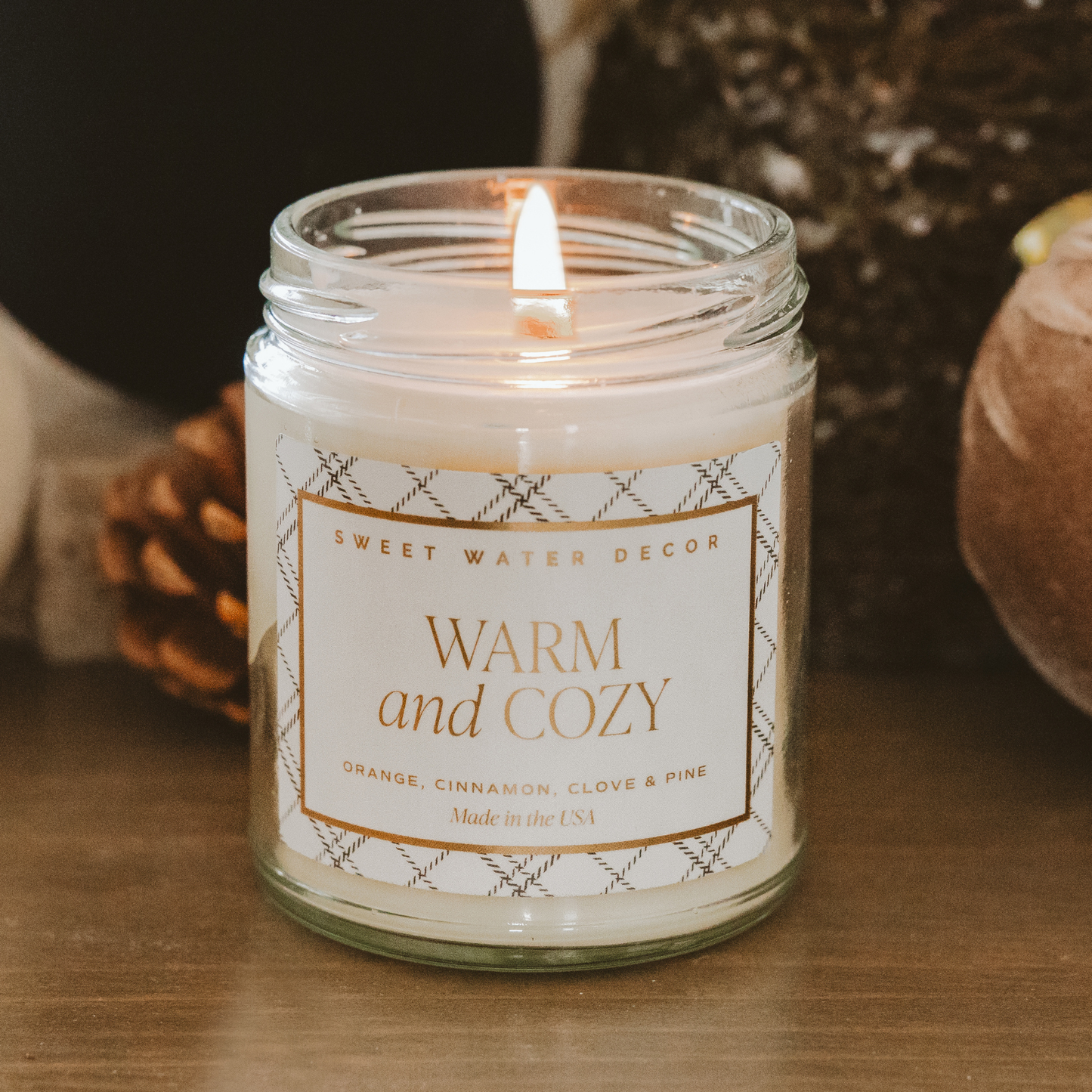 Warm and Cozy Soy Candle