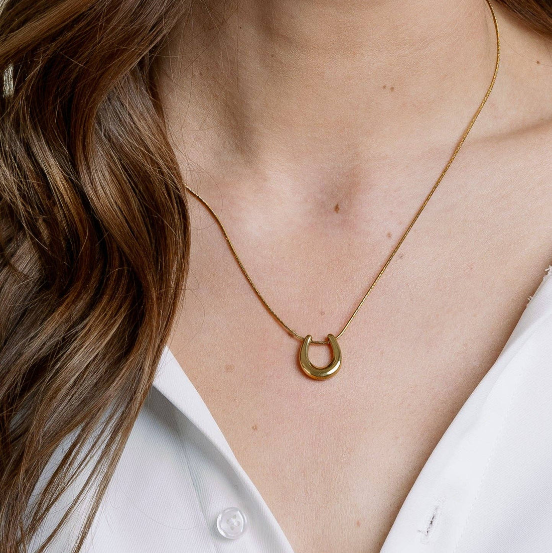 Hold Your Horses Gold Necklace