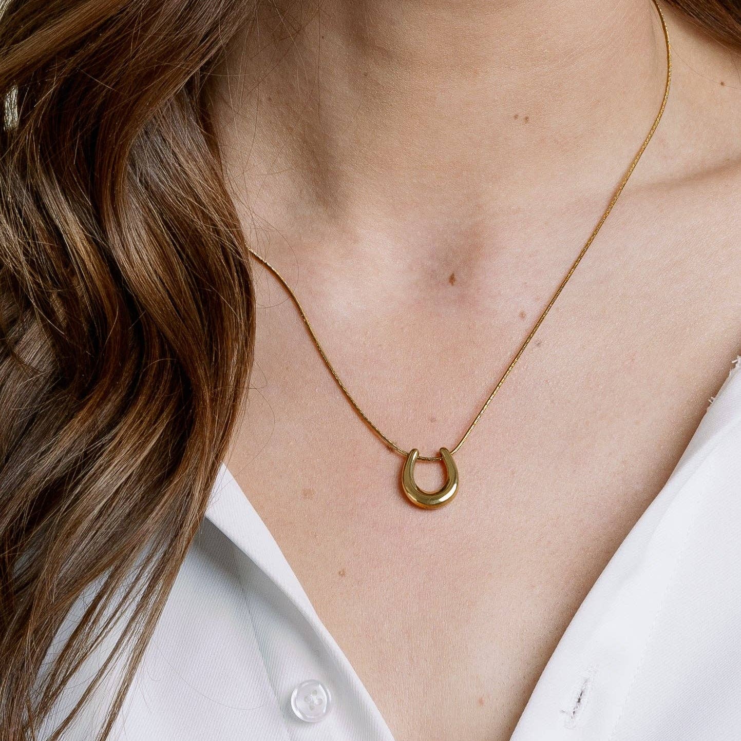 Hold Your Horses Gold Necklace