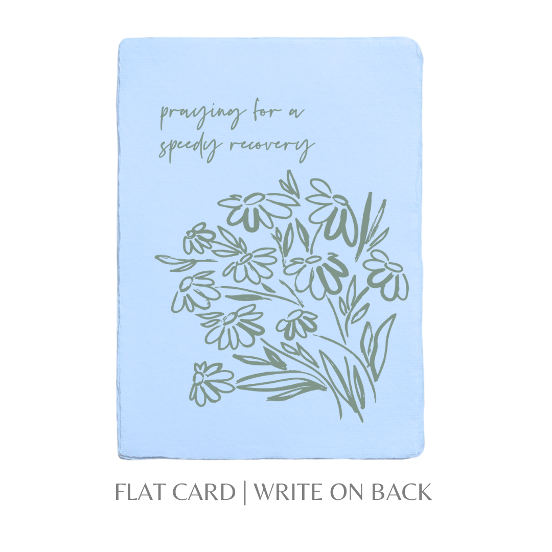 Praying For a Speedy Recovery Greeting Card